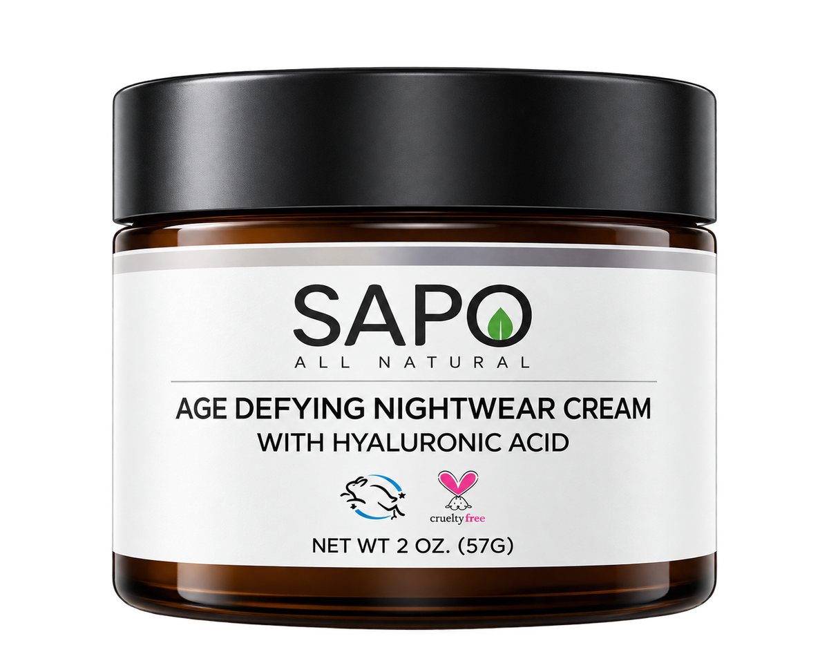 Sapo All Natural night cream jar